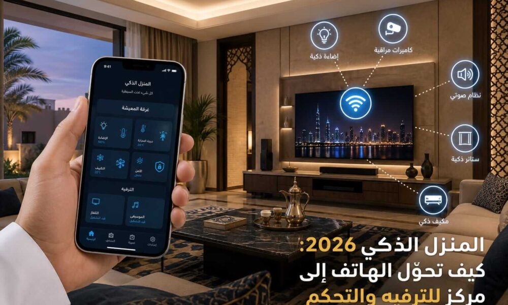 المنزل الذكي 2026: كيف تحوّل الهاتف إلى مركز للترفيه والتحكم المنزلي؟