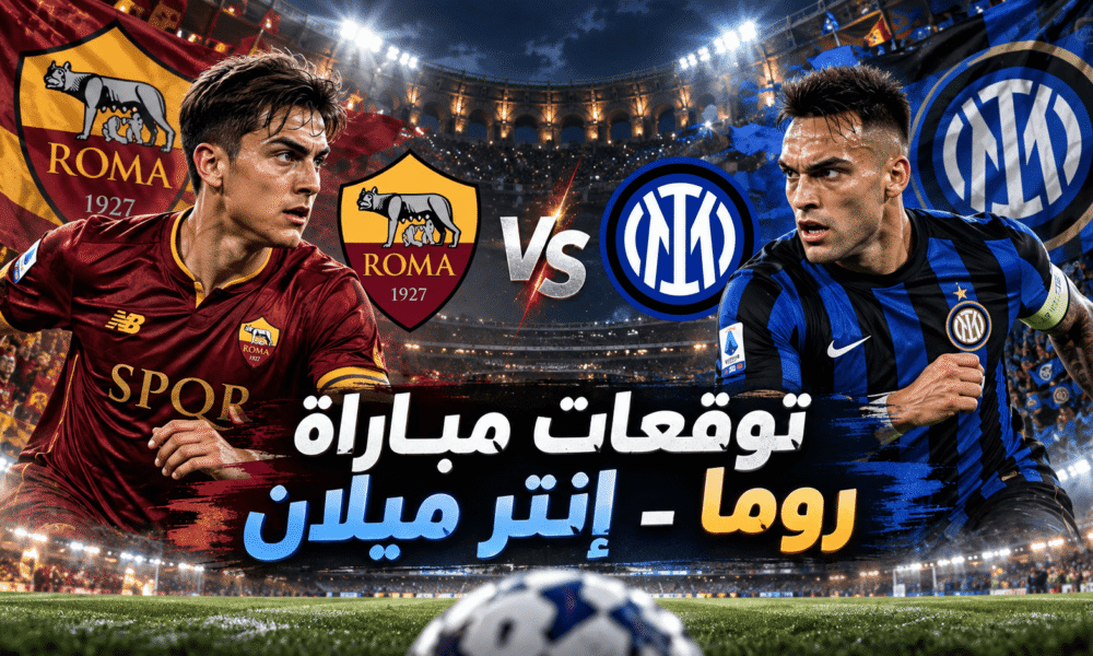 توقعات مباراة روما – إنتر ميلان: على ماذا تتوقع في الدوري الإيطالي؟