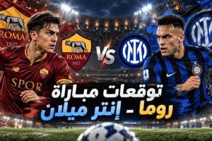 توقعات مباراة روما – إنتر ميلان: على ماذا تتوقع في الدوري الإيطالي؟